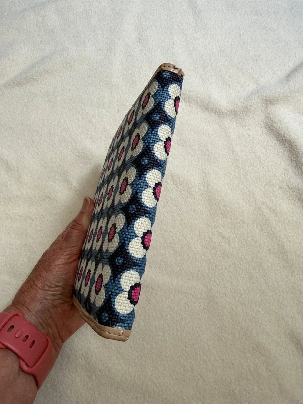 Spartina 449 Blue and Pink Floral Patterned Notebook / Journal - Picture 7 of 10